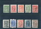 1912/13 -Greece- "Lithographic" 2nd Period- Complete(+3,20,30,40l.) Set MH/usH - Gebraucht