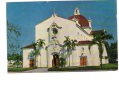 B63484 Coral Gables, Florida St Theresa's Church Used Good Shape Back Scan At Request - Miami