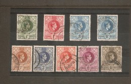 SWAZILAND 1938-54 PERF 13½ X 14 AND PERF 14 VALUES TO 1s BETWEEN SG28a And SG35a FINE USED Cat £20.55 - Swaziland (...-1967)