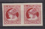 K5046 - AUTRICHE HONGRIE JOURNAUX Yv N°3 ** PAIR ND - Levante-Marken