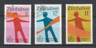Zimbabwe 1981 - Year Of Disabled Persons, 3 V. - Y&T 25-27  Mi. 251-53   Used, Oblitéré, Gest. - Zimbabwe (1980-...)