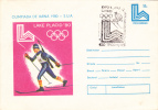 WINTER OLYMPIC GAMES, LAKE PLACID, SUA, 1980, COVER STATIONERY, ENTIER POSTAL, OBLITERATION CONCORDANTE, ROMANIA - Invierno 1980: Lake Placid