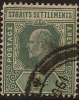 STRAITS SETTLEMENTS 1902 1c KEVII SG 110 U WW134 - Straits Settlements