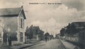 ( CPA 78 )  TRAPPES  /  Rue De La Gare  - - Trappes