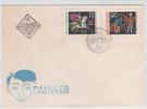 Bulgaria FDC 25-4-1968 Philatelic Exhibition DANIA 68 In Copenhagen HANS CHRISTIAN ANDERSEN Fairytales - Covers & Documents