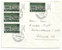 Brief  Ambulant - Oerlikon (Mehrfachfrankatur Spanisch Brötli Bahn)           1947 - Lettres & Documents