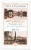 1914 - Trains - FONTAINEBLEAU Services PLM - Autocar - Horaires été - Europe