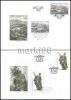 Czech Republic - 2012 - Beauties Of Our Country, Kuks - Set Of FDCs With Additional KUKS Postmark - Lettres & Documents