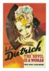 The Devil Is A Woman  -  Marlene Dietrich    -   Film  Poster Card - Afiches En Tarjetas