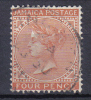 AP897 - JAMAICA 1883 , Vittoria Il 4 Pence Used . Crown CA - Jamaica (...-1961)