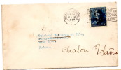 Lettre De Bruxelles Pour Chalon (15.06.1920) - Storia Postale