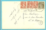 336+337 Op Kaart Met Stempel LIEGE - 1932 Ceres En Mercurius