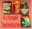 4 Konsalik Taschenbücher = 6 Romane , Der Verhängnisvolle Urlaub - Frauen Verstehen Mehr Von Liebe - Pacchi