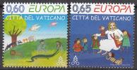 Europa, Vatican Sc1439-40 Children's Book, Lion, Snake - 2010