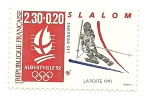 1991 - Francia 2676 Slalom    ---- - Hiver 1992: Albertville
