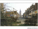 Carte Postale 59. Armentières Rue De Dunkerque Très Beau Plan - Armentieres