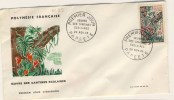 FDC  POLYNÉSIE  TAHITI  1965 OEUVRE CANTINE SCOLAIRE - FDC