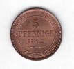Sachsen  - 5 Pfennig  1862  Prägefrisch !!!  (x1115 ) Bild Vergrößert  ! - Kleine Munten & Andere Onderverdelingen