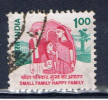 IND+ Indien 1994 Mi 1430 Familienplanung - Used Stamps