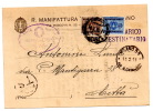 Carte Commerciale Taxée De Milano Pour Bitta (11.02.1933) - Postage Due