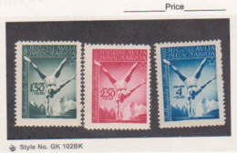 Yugoslavia1947 ScB142-44 Mi524-26 3v Mnh 1947 Balkan Games,Ljubljana - Ongebruikt