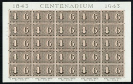 ** PLANCHE 1943 DE COLLECTION TIMBRES NEUFS AVEC GOMME C/.S.B.K. Nr:258. Y&TELLIER Nr:384. MICHEL Nr:416. ** - Unused Stamps