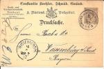 Wtb172/  WÜRTTEMBERG - Mi.Nr. DRP 5 Mit Firmenzudruck Ex Gmïnd 1892 - Postal  Stationery