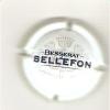 CAPSULE MUSELET CHAMPAGNE BESSERAT DE BELLEFON  CONTOUR VERT PALE NOIR SUR CREME - Besserat De Bellefon