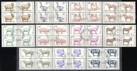 BULGARIA \ BULGARIE - 1991 - Serie Courant - Animaux De La Ferme - 11v (o) - Usati