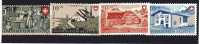 Svizzera**- Anno 1946 Pro Patria Industria Casearia E Case Cat. Unif.428-31  Nuovi - Unused Stamps
