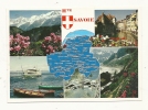 Cp, Carte Géographique, HAute Savoie, Multi-Vues - Landkarten