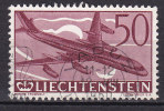 Liechtenstein 1960 Mi. 393      50 Rp Airmail Flugpost Düsenflugzeug Convair 600 Aeroplane - Usados