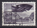 Liechtenstein 1959 Mi. 381      10 Rp Fahnen Vor Rheintal - Usados
