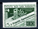 1943 - SAINT-MARIN - SAN MARINO - Sass. 228 - LH - Nuevos