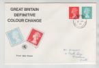 Great Britain FDC 6-1-1969 Definitive Colour Change - 1952-1971 Em. Prédécimales