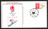 Enveloppe 1er Jour-XVI Es Jeux Olympiques D´Hiver D´Albertville 92- VAL D´ISERE 17 Aout 1991 - Hiver 1992: Albertville