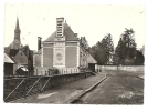 Beaumont-la-Ronce (37) : La Mairie Vue Du Pont De La Chapelle En 1950 PHOTO VERITABLE. - Beaumont-la-Ronce