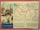 Ca. 1955 - Aral BV-Tourenkarte Tirol  -  Vorarlberg ( Westlicher Teil ) - Maßstab : 1 : 200.000 - Landkarten