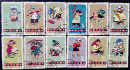 1963 CHINA S-54K Children CTO SET USED - Used Stamps