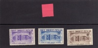 TURCHIA - TURKÍA - TURKEY 1952 CONGRESSO MECCANICA A ISTANBUL SERIE COMPLETA MNH - Unused Stamps