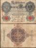 Germany, Reichsbanknote - 20 Mark 1906 - RARE Year - 6 Digit Serial - Ser. B 167355 - 20 Mark