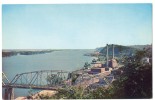 USA, Hannibal, Missouri From Cardiff Hill, Showing Mark Twain Memorial Bridge, Unused Postcard [P8513] - Altri & Non Classificati