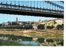 LA REOLE - VUE DES QUAIS - PONT SUSPENDU - La Réole