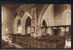 RB 862 - Early Postcard - Interior Stoke Poges Church - The Penn Pew - Buckinghamshire - Buckinghamshire