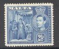 MALTA, 1938 2.5d Very Fine MM, Cat £5.50 - Malta (...-1964)