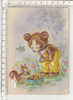 PO3110B# Illustrata - ORSETTO - BEARS - SCOIATTOLO - SQUIRREL - UCCELLINO  VG 1987 - Bären