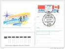 USSR 1988 Postmark (North Pole)+ Postal Stationary Card Soviet-Canadian Arctic Ski Expedition - Expediciones árticas