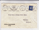 NORVEGE - 1958 - ENVELOPPE De OSLO Pour BRUCHSAL (ALLEMAGNE) Avec MECA THEME "CROIX-ROUGE" - Brieven En Documenten