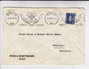 NORVEGE - 1958 - ENVELOPPE De OSLO Pour BRUCHSAL (ALLEMAGNE) Avec MECA THEME "CROIX-ROUGE" - Storia Postale