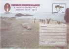 EMIL RACOVITA, "BELGICA" ANTARCTIC EXPEDITION, LOT 6X DIFFERENT, 1999, COVER STATIONERY, ENTIER POSTAL, UNUSED, ROMANIA - Onderzoekers